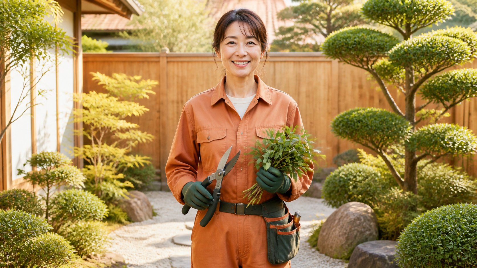 庭の手入れ